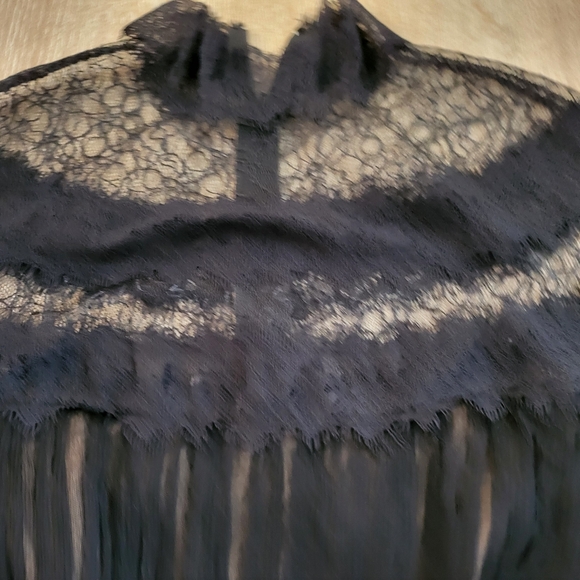 Tadashi Silk Black Shirt - Picture 2 of 9